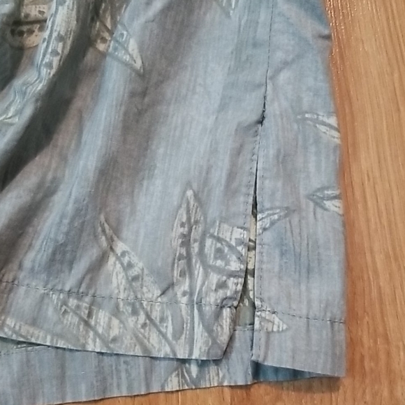 Cooke Street Honolulu mens gray palm leaf shirt XL - Picture 7 of 10